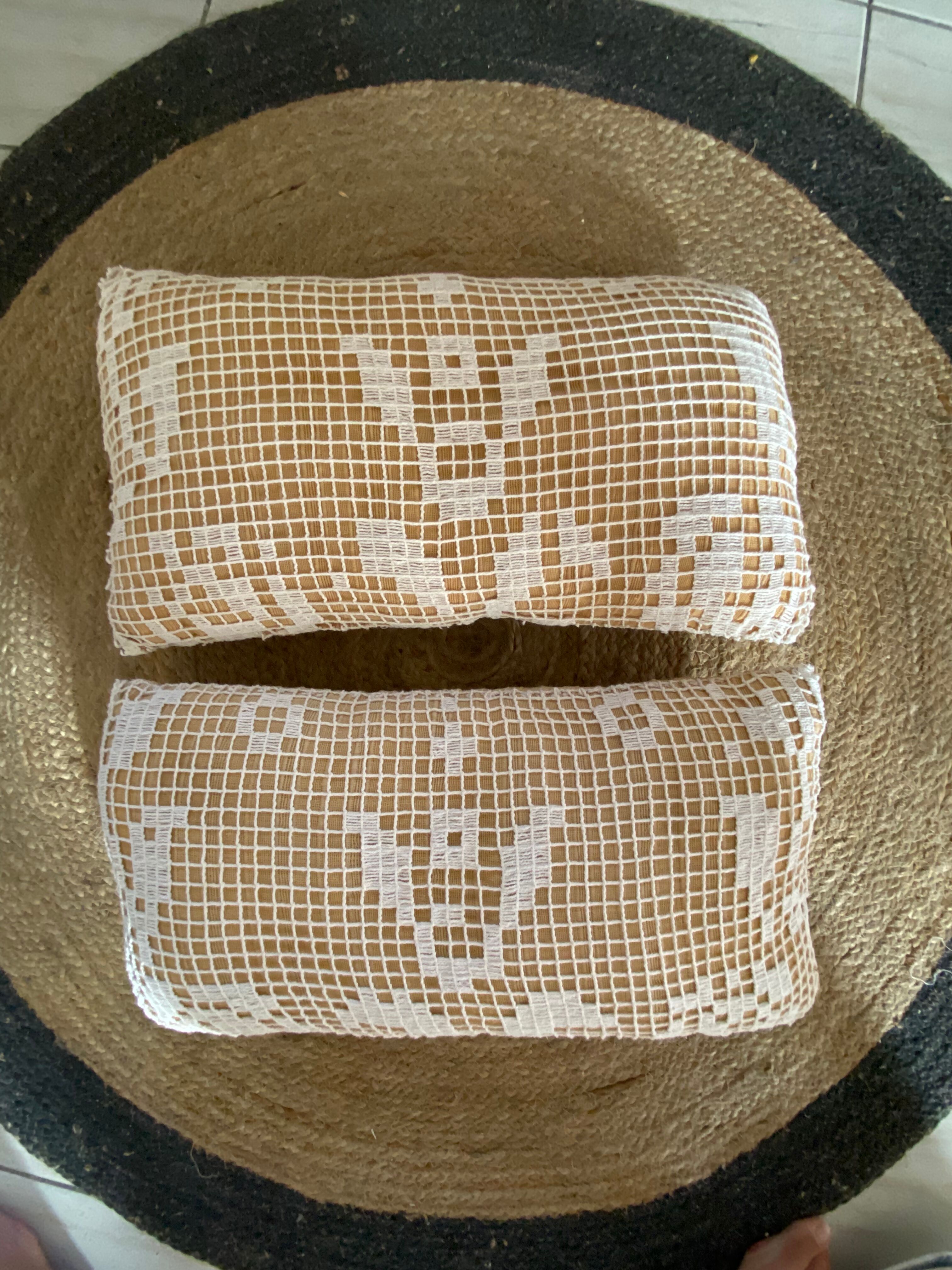 2 cushions in bohemian style