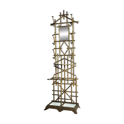 Porte-manteau en faux bambou, vers 1900