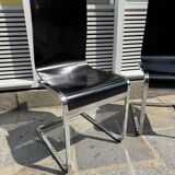 "Klass" designer chairs - wenge wood and chrome legs