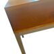 Console/table d'appoint vintage en bois avec structure en métal