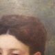 Portrait of a young woman, signed H Mouthier (1880-1975) and dated 1907