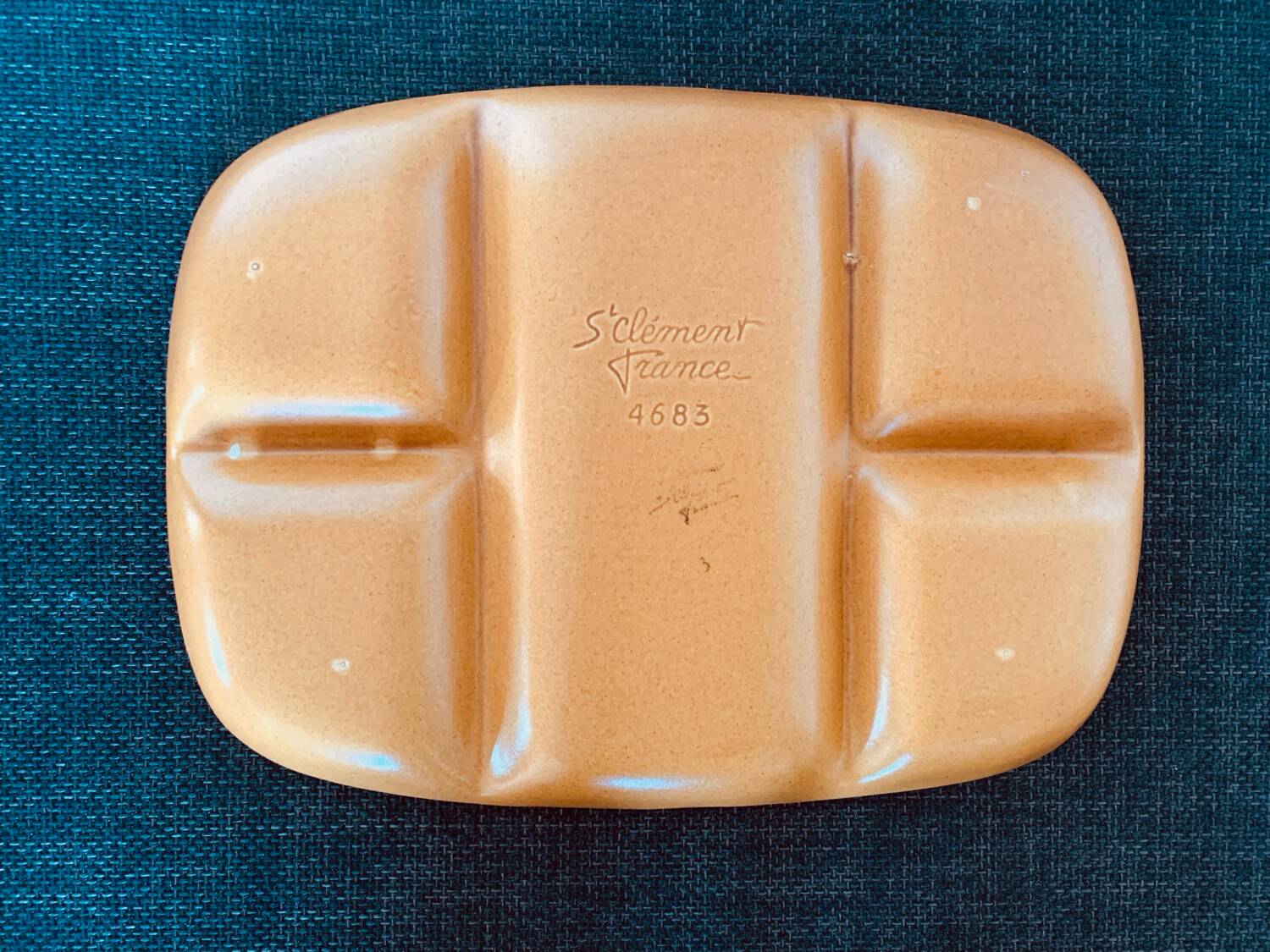 Vintage St Clément compartmentalized plate