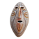 Mayan ceramic wall mask from Accolay, art brut, 1960s
