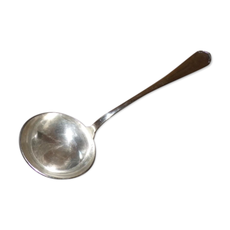 Christofle punched silver metal ladle