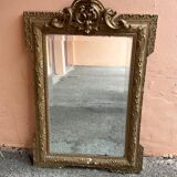 Napoleon type mirror with pediment