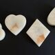 Vintage playing cards onyx ashtrays