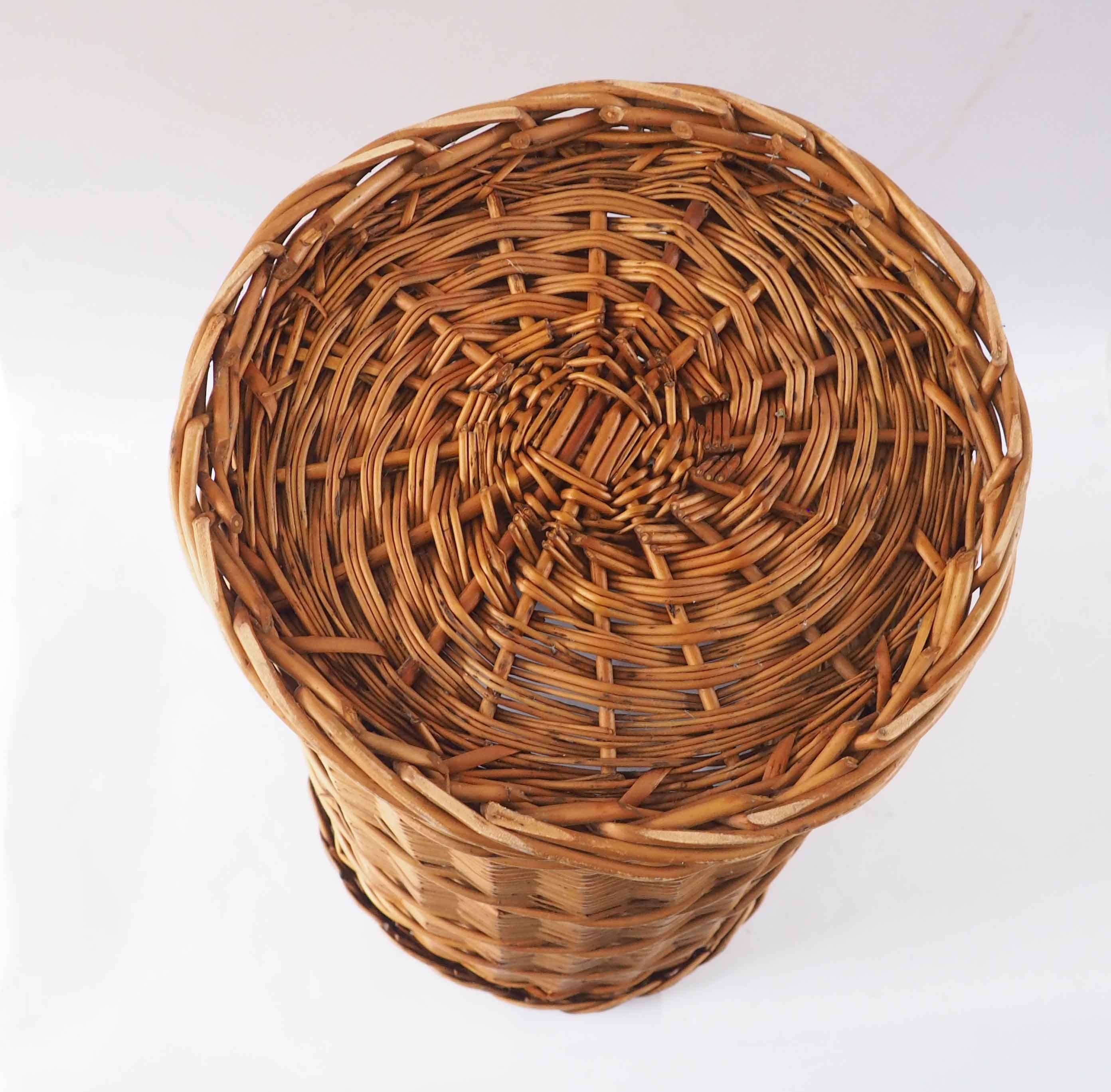 Large cylindrical basket