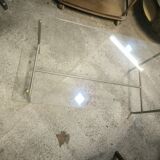 Steel and glass coffee table, circa 1950/60