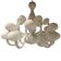 Pop white murano glass chandelier