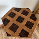 Pair of inlaid hexagonal saddles