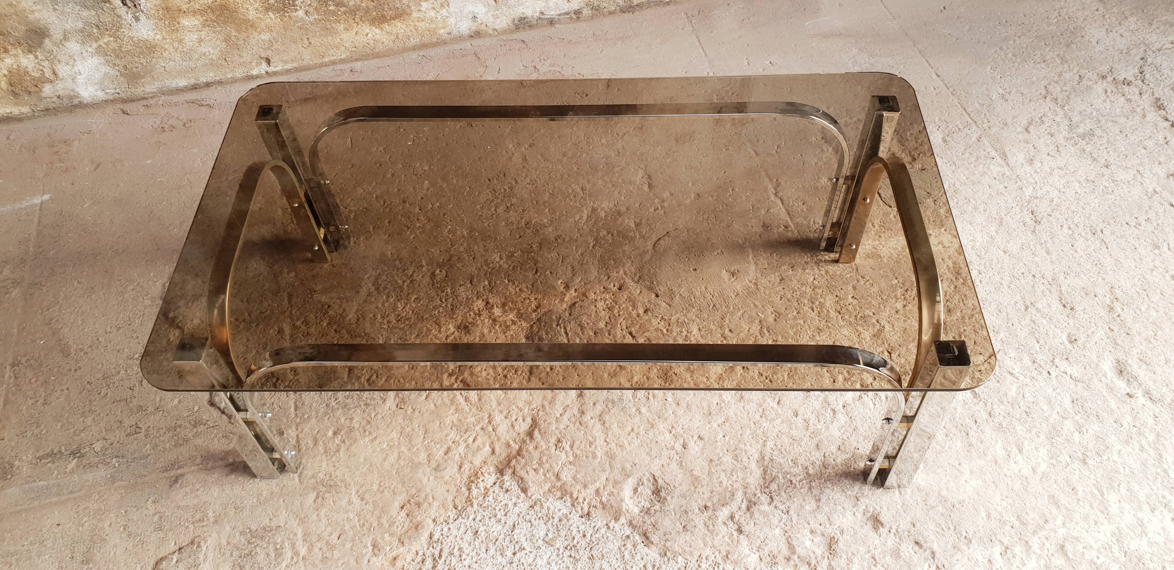 Table basse en verre