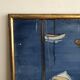 Huile sur toile vue de port Mangeol