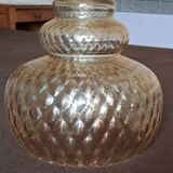Globe verre ambré