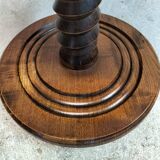 Vintage oak pedestal table