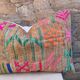 Handmade cushion cover in Berber wool: Moroccan Kilim cushion