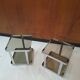 Paire de tables d'appoint ou bouts de canapé vintage