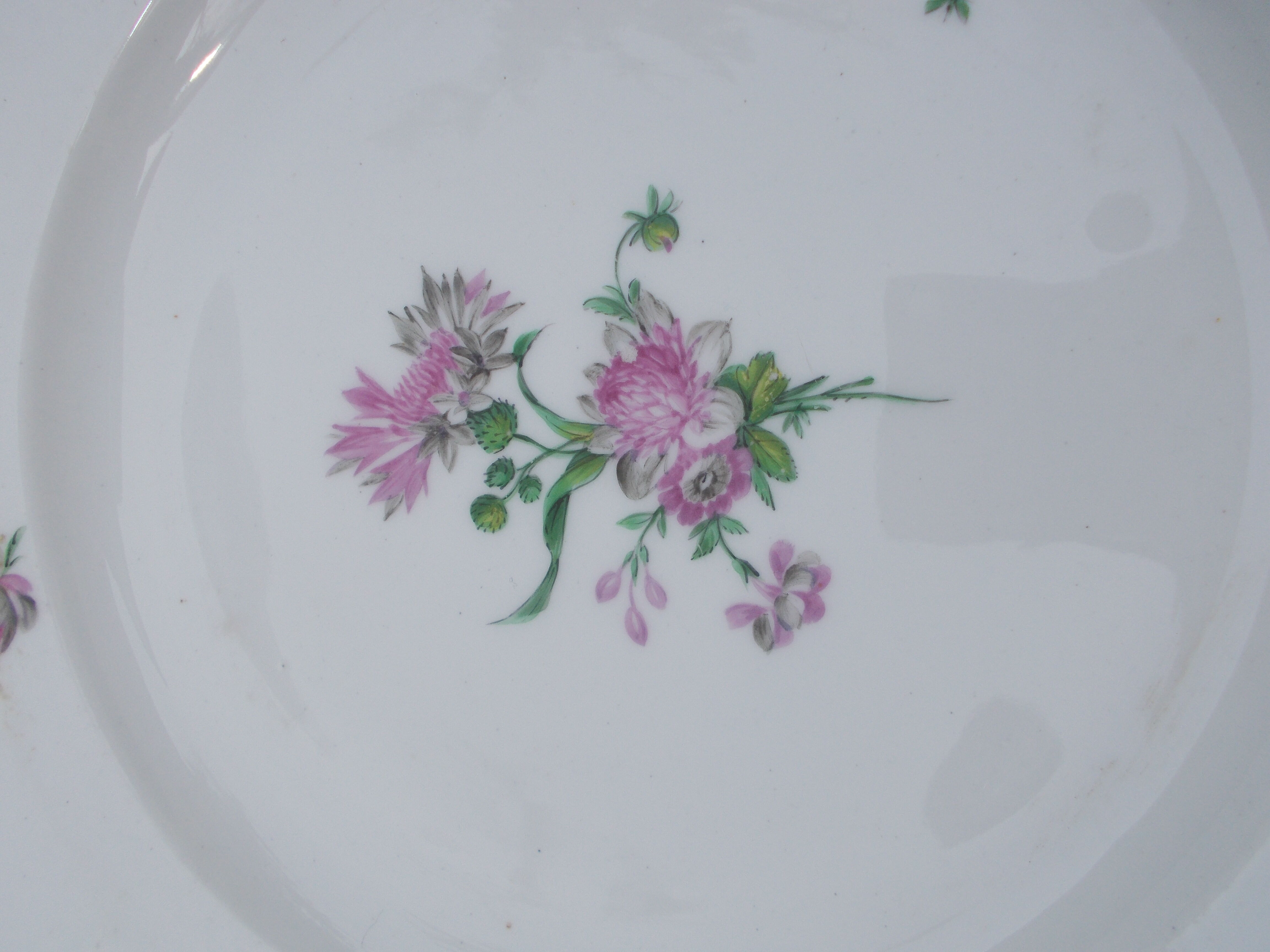 6 flat plates antique porcelain KPM Berlin