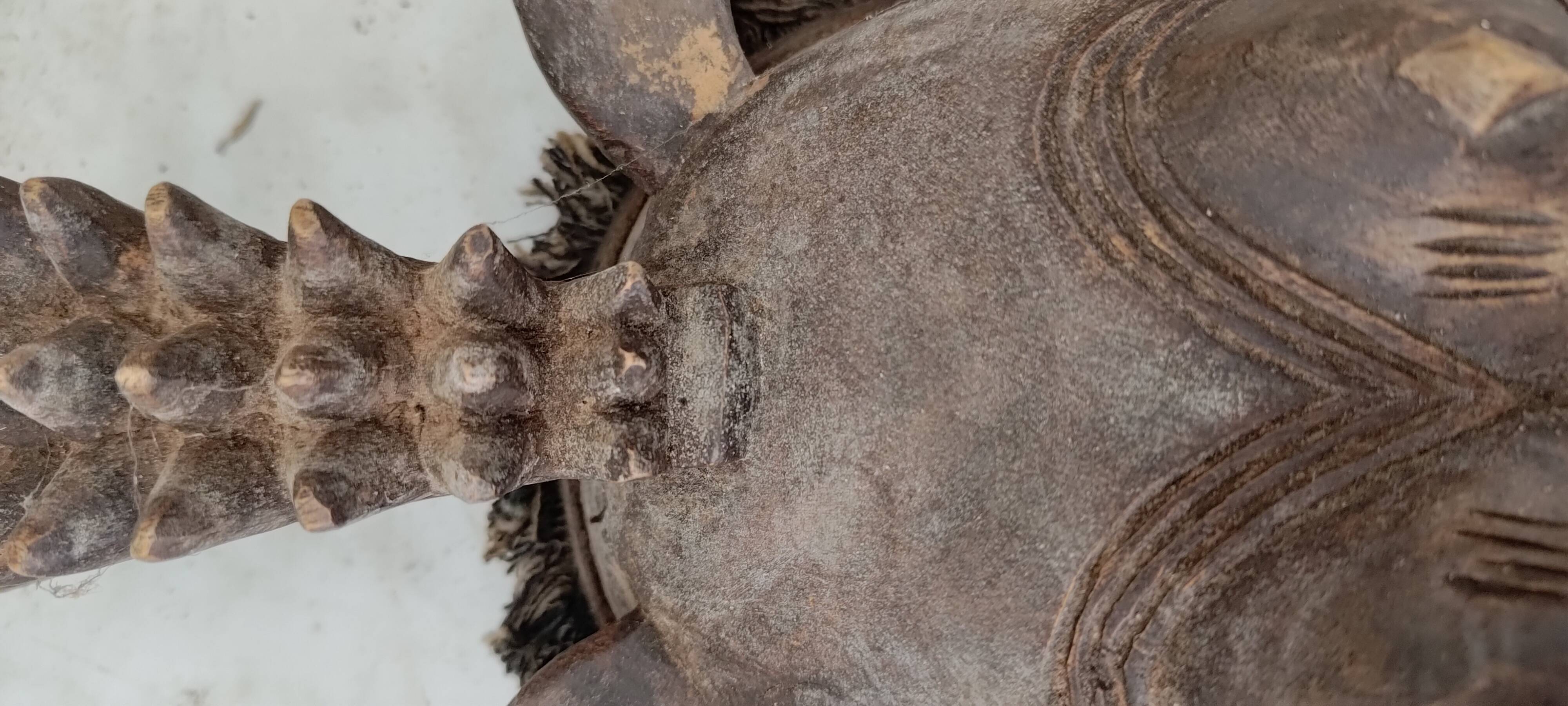 African twin mask Ivory Coast Senoufo