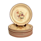 Set de 12 assiettes plates faïence de Salins