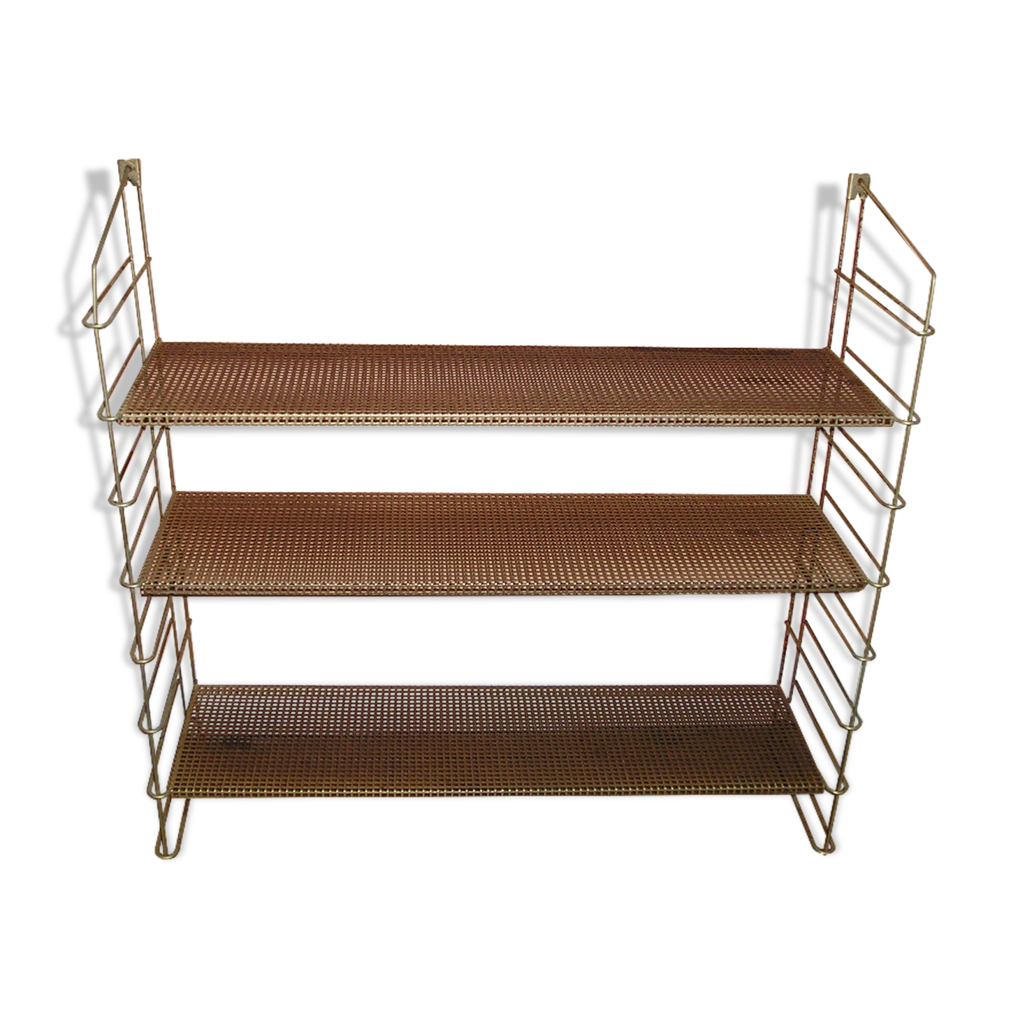 Etagère vintage Tomado métal perforé