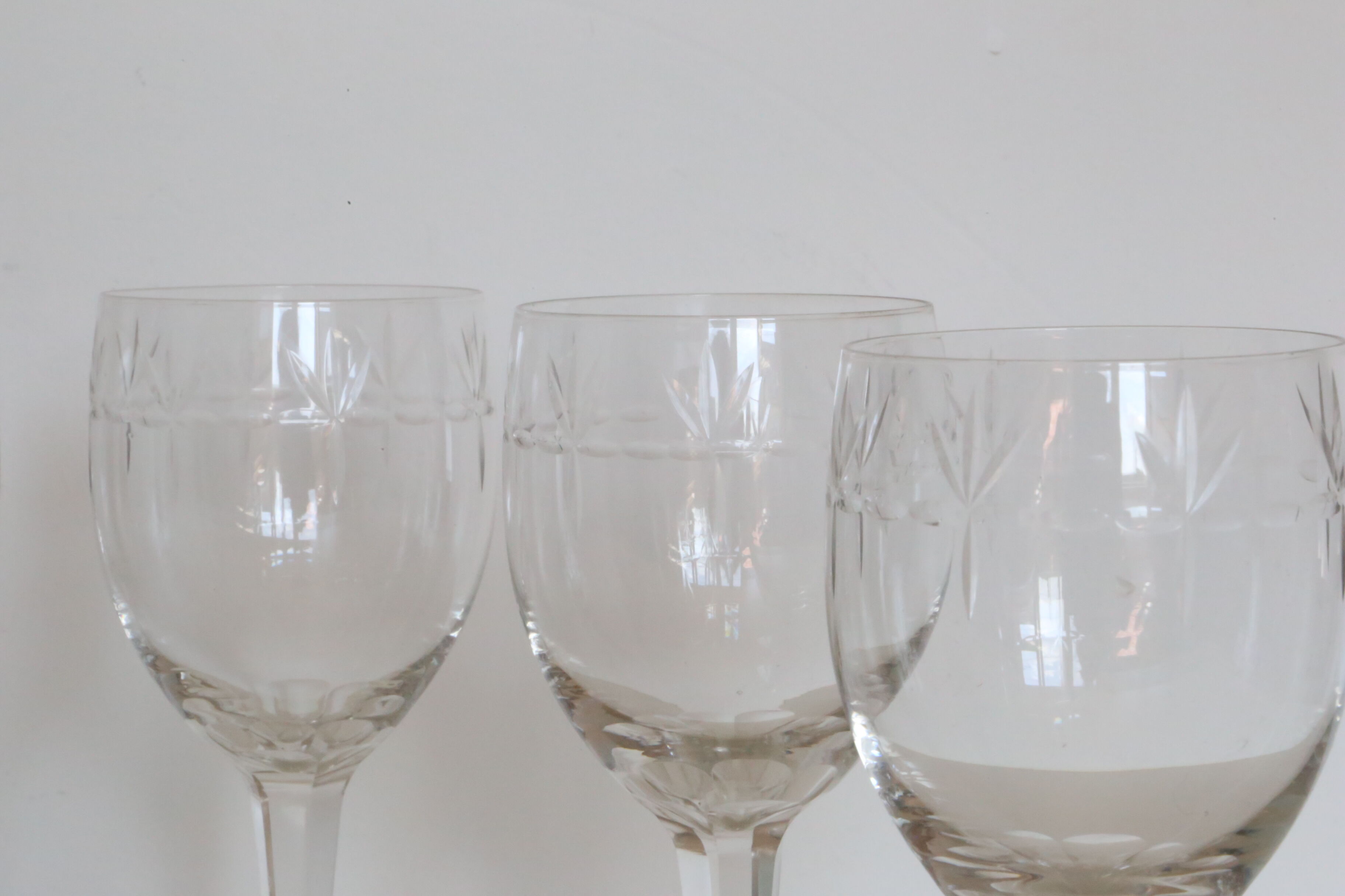 Wine glasses from the 1940