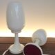 Lampes de table Space Age blanches, années 1960