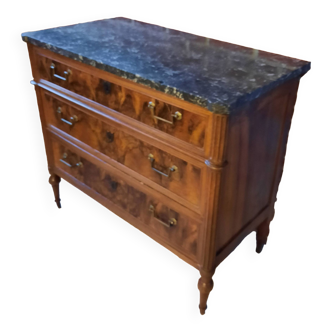 Louis XVI period mahogany chest of drawers