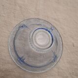 Lot de 6 ramequins en verre bleu