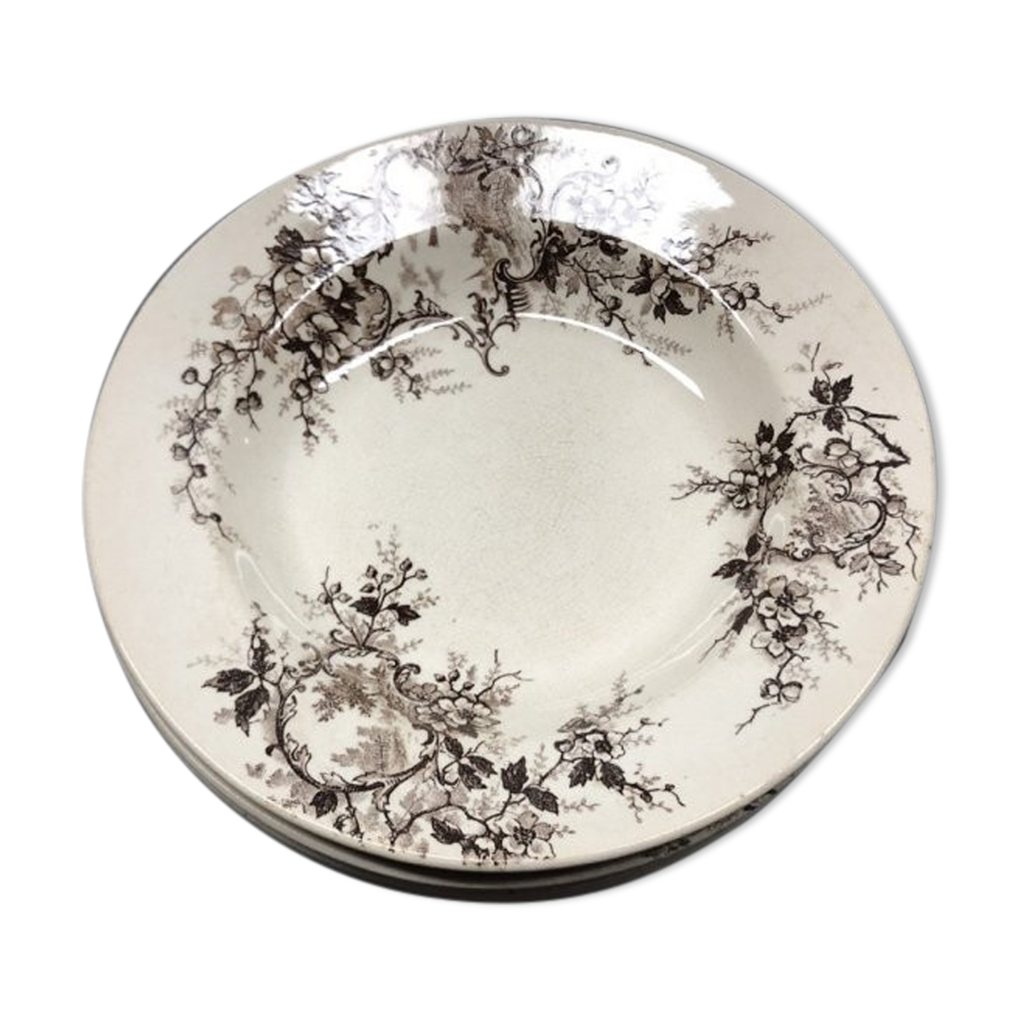 Hollow plate "Pompadour"