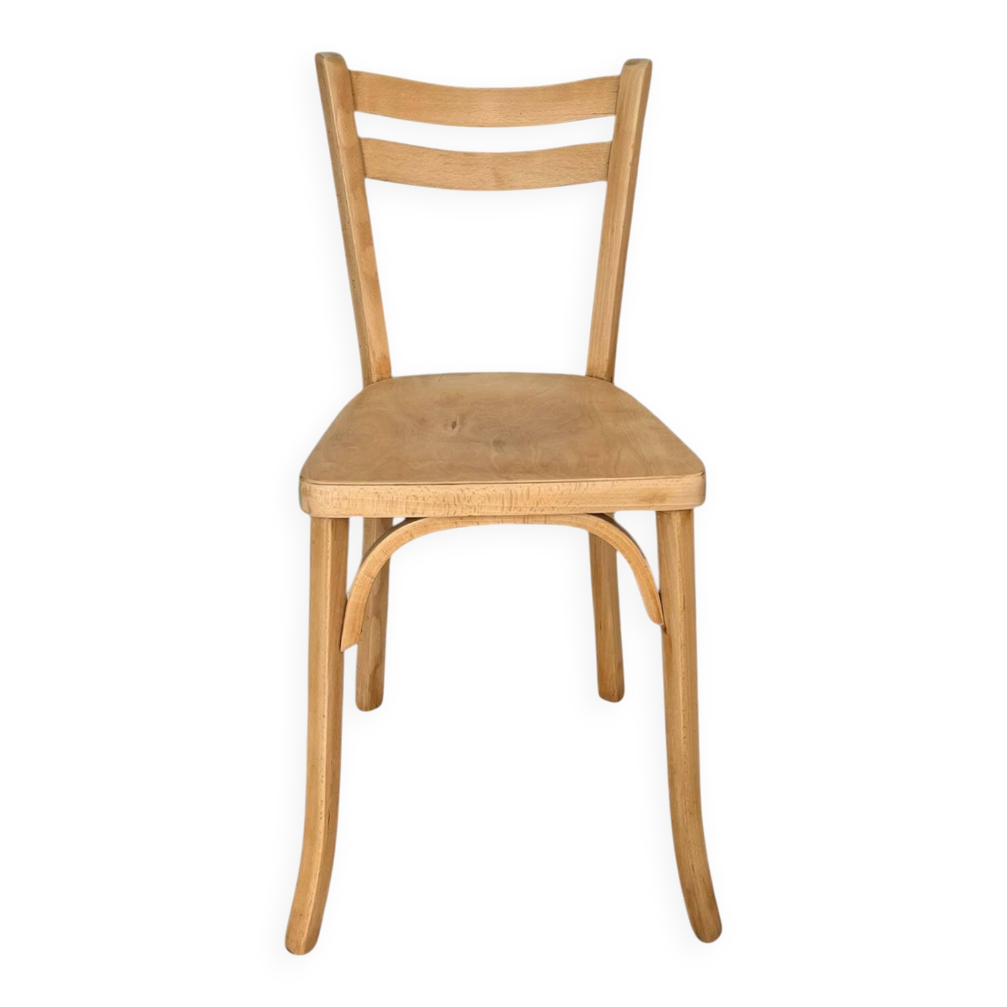 Baumann chair, wood, Nao style, Scandinavian, bistro spirit.
