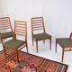 1960s-70s style chairs (4 pieces) in teak, retro vintage style.