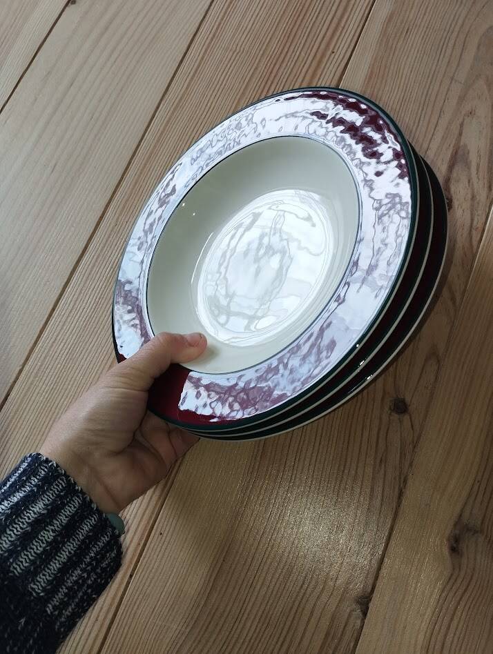 Vintage Pagnossin Ironstone Set, Italy (6 pieces)