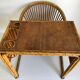 Bureau enfant en rotin avec son fauteuil