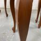 Vintage Louis XV style nesting tables in cherry wood