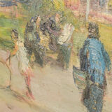 Francisco Planas Doria, Cityscape Painting, Barcelona