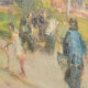 Francisco Planas Doria, Cityscape Painting, Barcelona