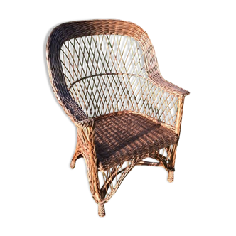 Armchair in rattan 1960-1970