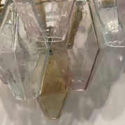 Murano Glass Polygon Sconces Set of 2