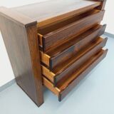 Vintage Maison Regain chest of drawers in solid elm from the 80s