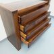 Meuble de rangement commode vintage Maison Regain en orme massif des années 80
