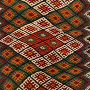 Vintage Turkish Mini Kilim 97x59 cm Wool Small Kelim Runner, shabby Chic