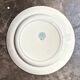 Boulenger & Cie round dish in blue ironstone, "Champigny" service