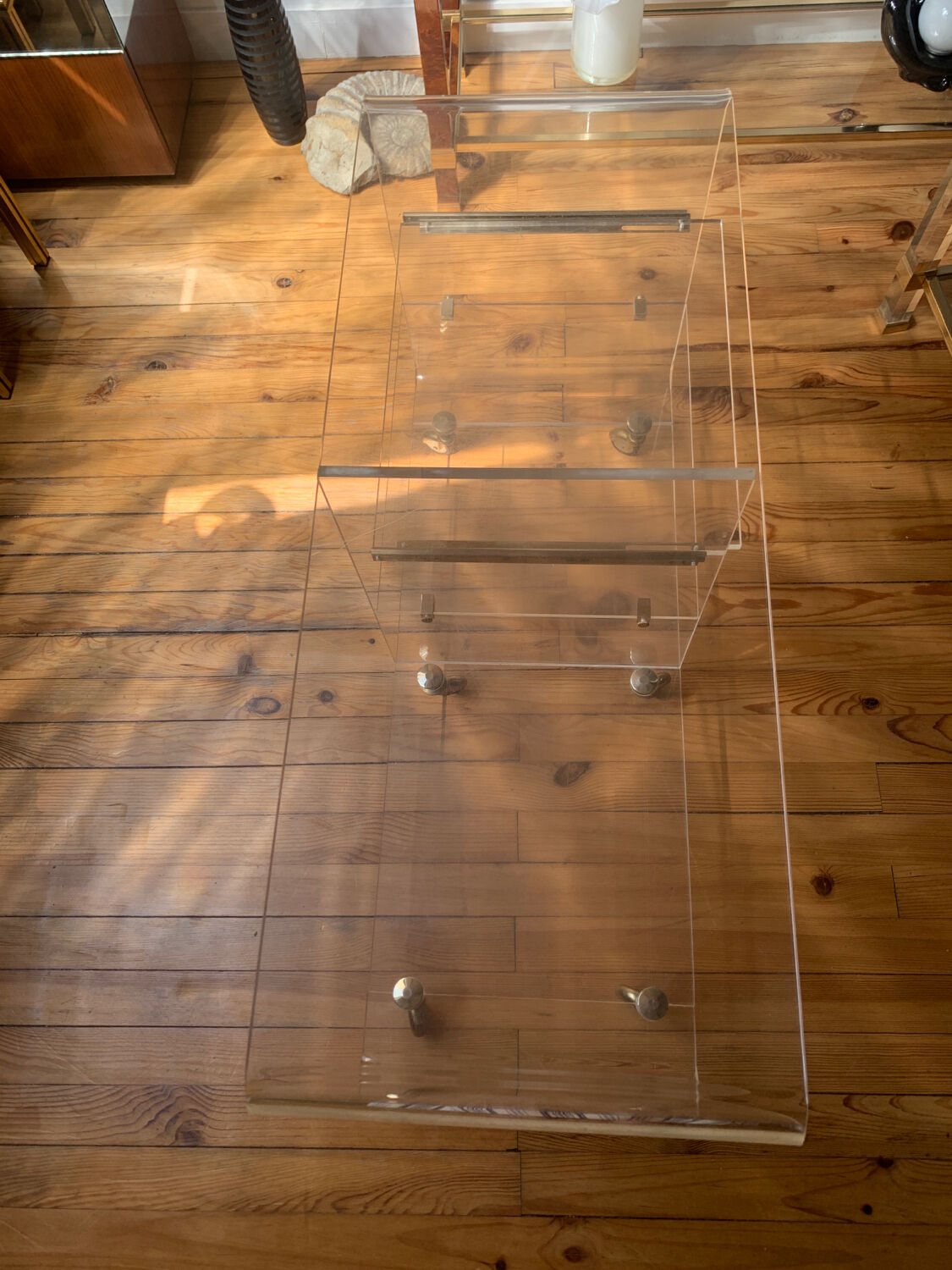 Plexiglass coffee table