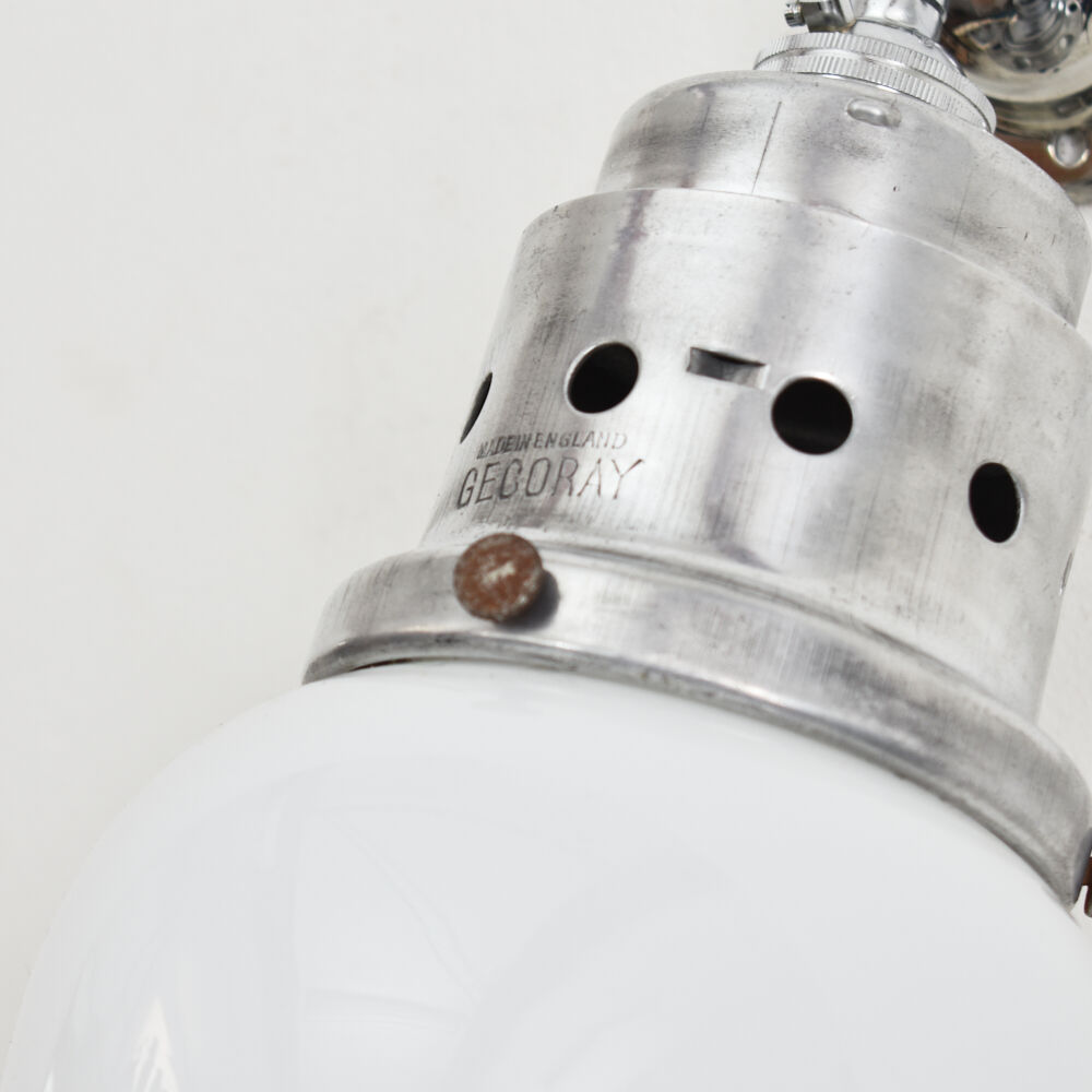 Antique GECoray Opaline Wall Light