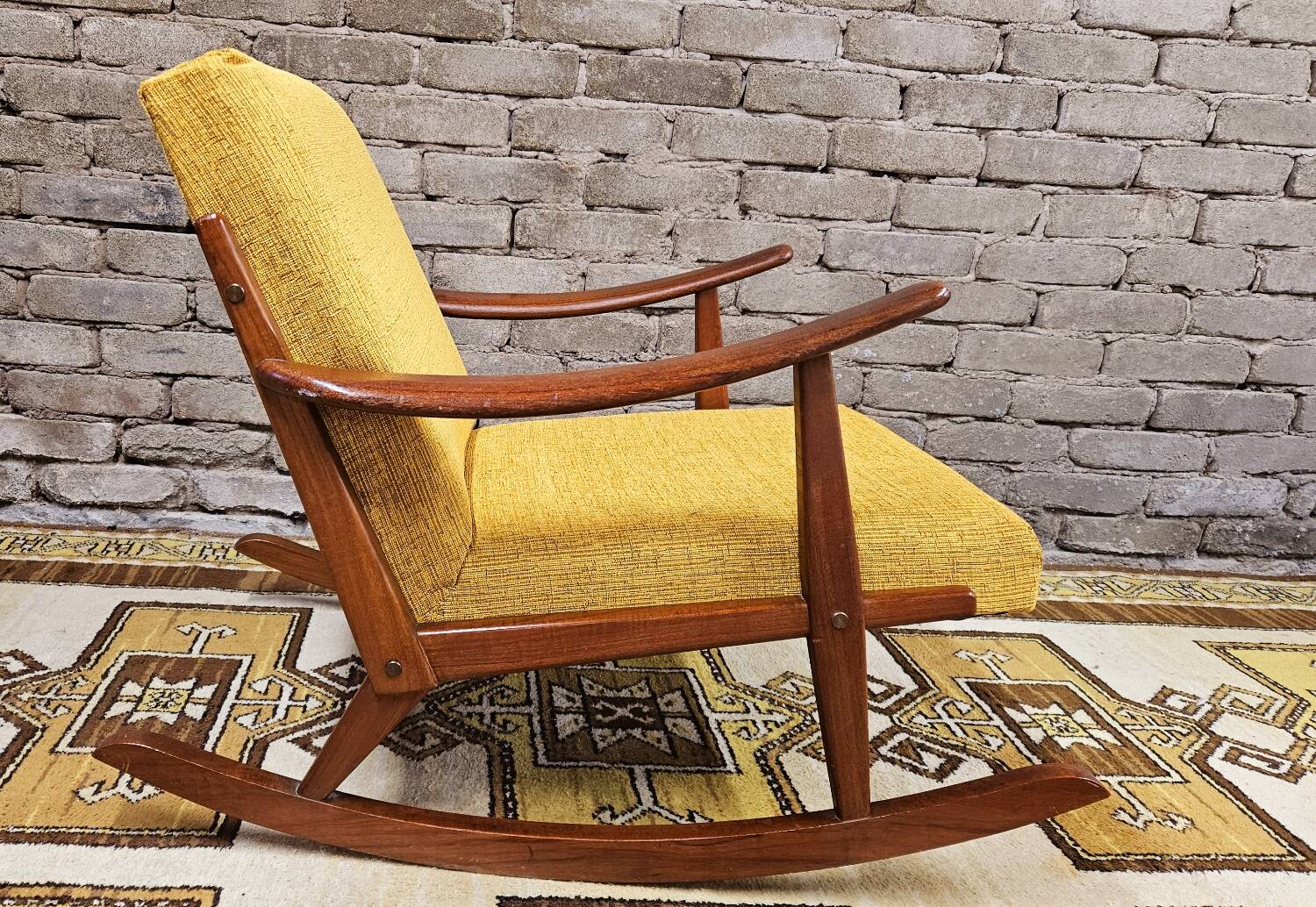 Danish teak rocking chair 1960