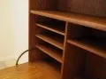 Teak bookcase with bar cabinet and secretary, Dammand & Rasmussen, Denmark, 1960s