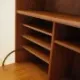 Teak bookcase with bar cabinet and secretary, Dammand & Rasmussen, Denmark, 1960s