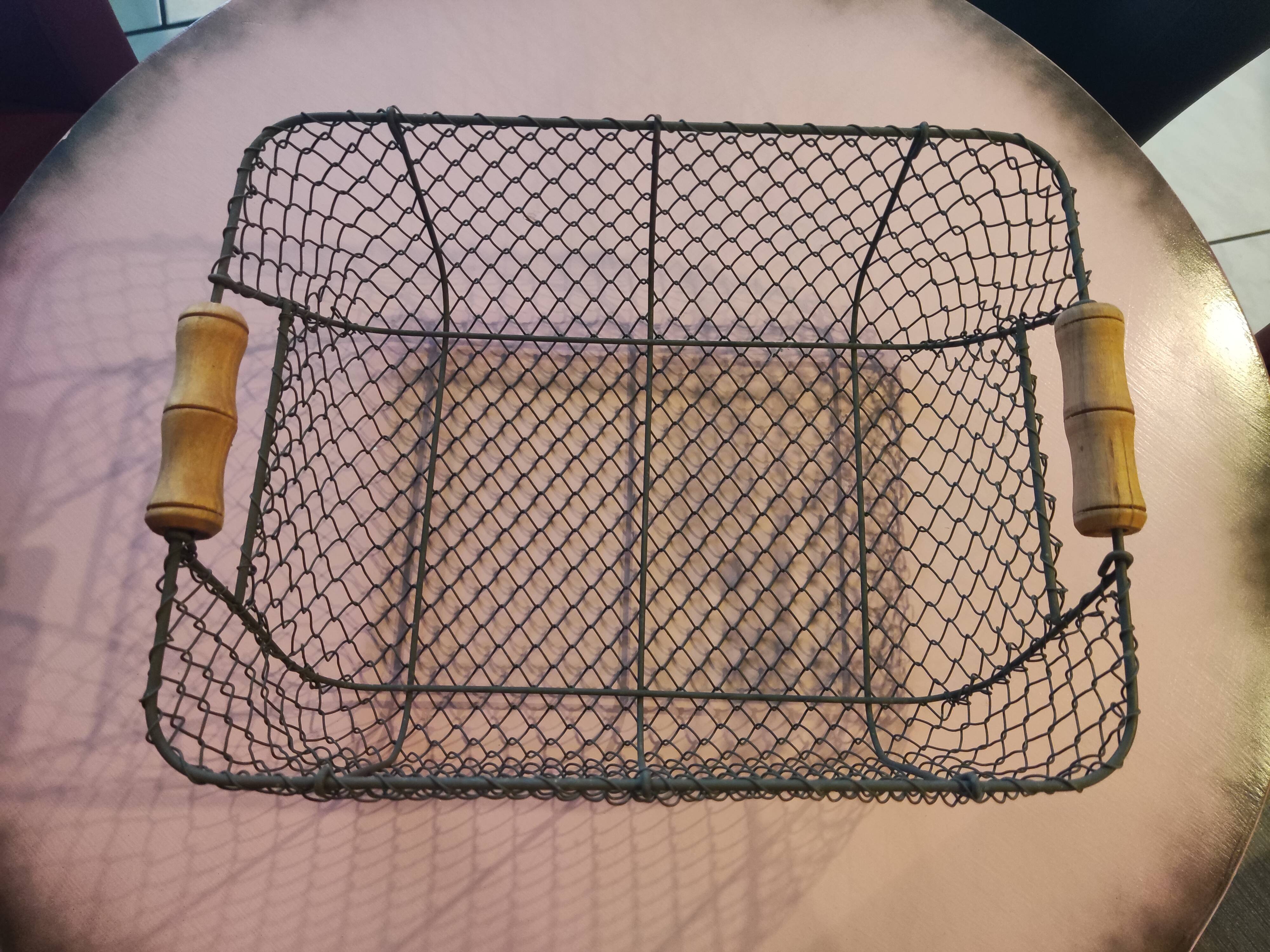 Panier en grillage