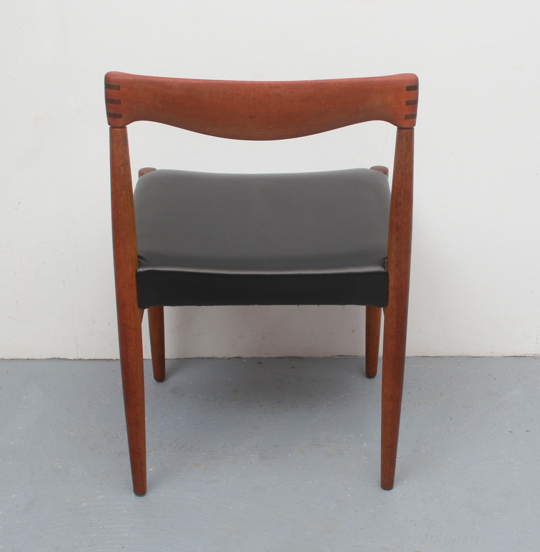 1960s dining chair in teak by H.W. Klein Bramin
