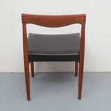 1960s dining chair in teak by H.W. Klein Bramin